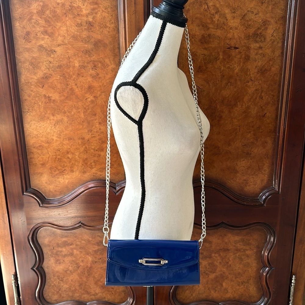 Jimmy Choo Patent Leather Clutch / Crossbody - Picture 5 of 17